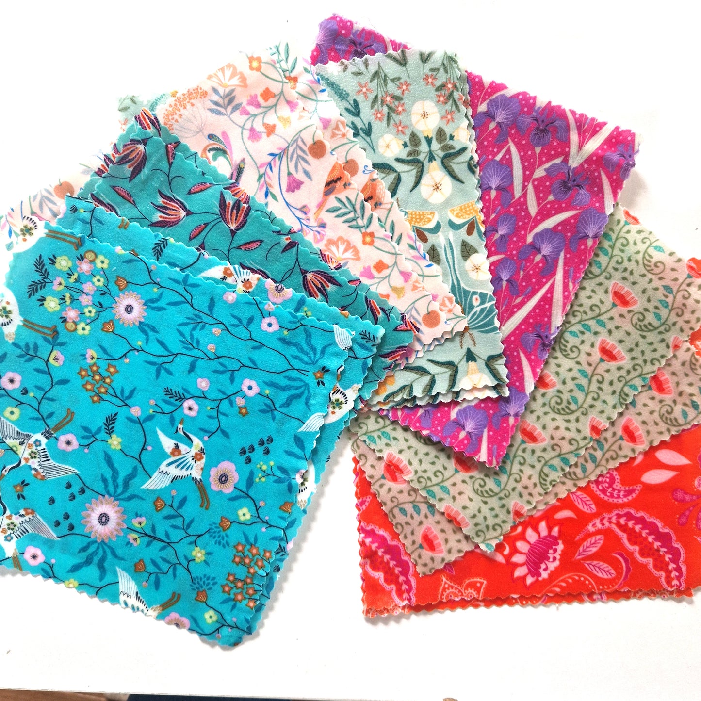 Stocking Fillers: 3x20cm wraps: British Designers Lucky Dip