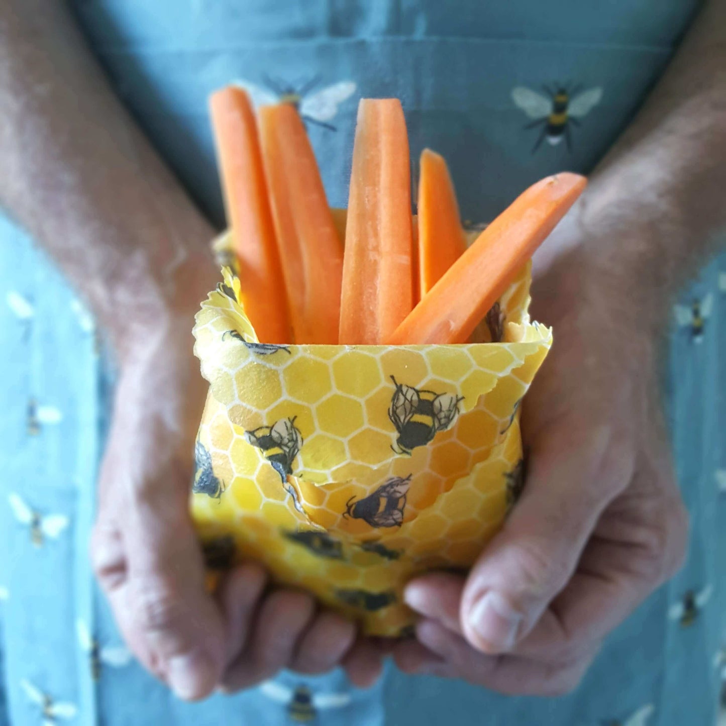 Reusable Beeswax Food Wraps 100% Hand Made in the UK by Honey Bee Good.