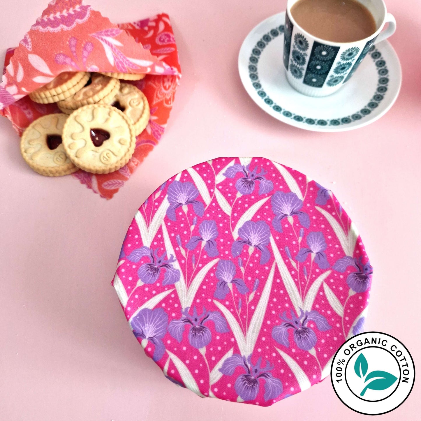 Reusable Beeswax Food Wraps 100% Hand Made in the UK by Honey Bee Good.