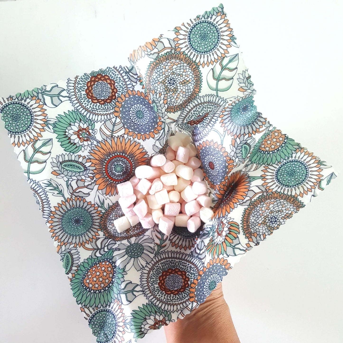 Reusable Beeswax Food Wraps 100% Hand Made in the UK by Honey Bee Good.