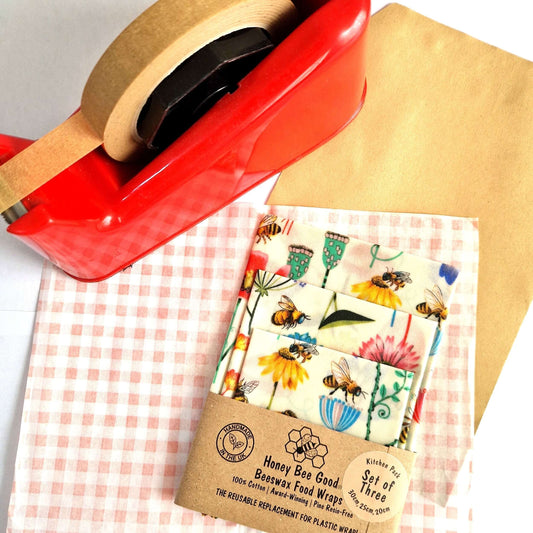 Award-winning Small Family Business. 3,600 5* Reviews. WHOLESALE, too. Reusable beeswax wraps are reusable biodegradable and last a year+