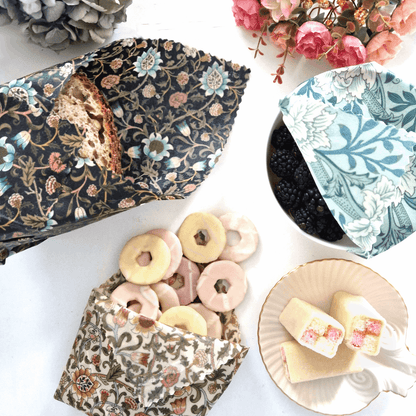 Reusable Beeswax Food Wraps 100% Hand Made in the UK by Honey Bee Good.
