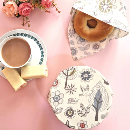 Reusable Beeswax Food Wraps 100% Hand Made in the UK by Honey Bee Good.