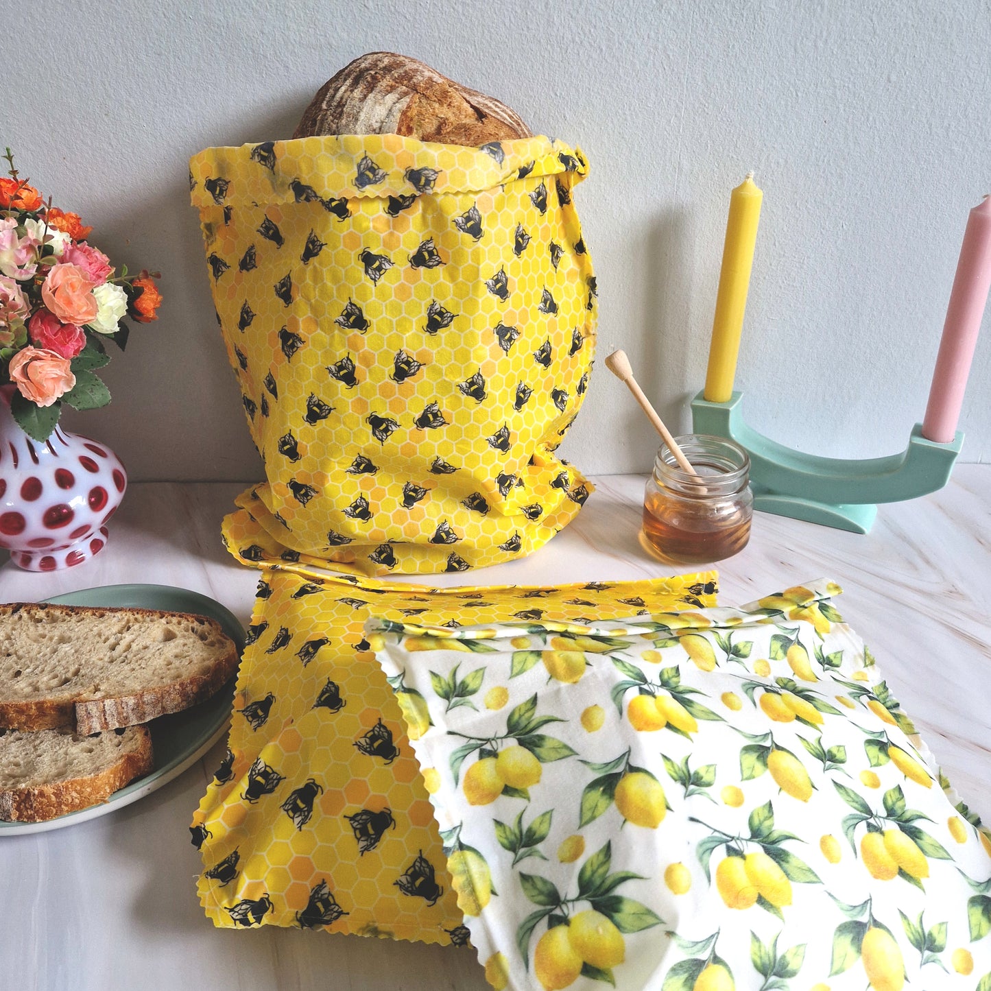 Value Bundle: The Bread Bag + 2x Sandwich Bags Set of 3