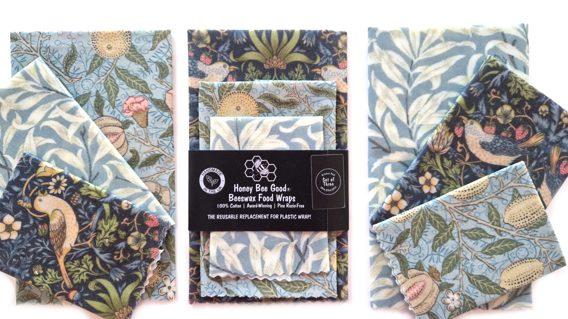 Beeswax Wraps: 100% UK Handmade – Honey Bee Good