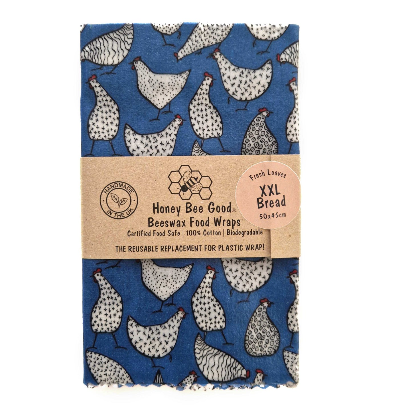 Reusable Beeswax Food Wraps 100% Hand Made in the UK by Honey Bee Good.