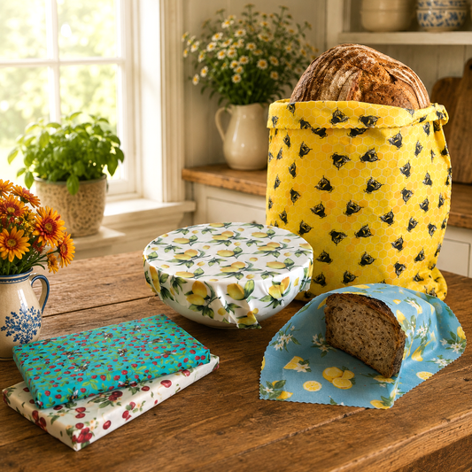 Value Bundle: The Bread Bag + 2x Large Sandwich/Big Bowl Wraps | Set of 3