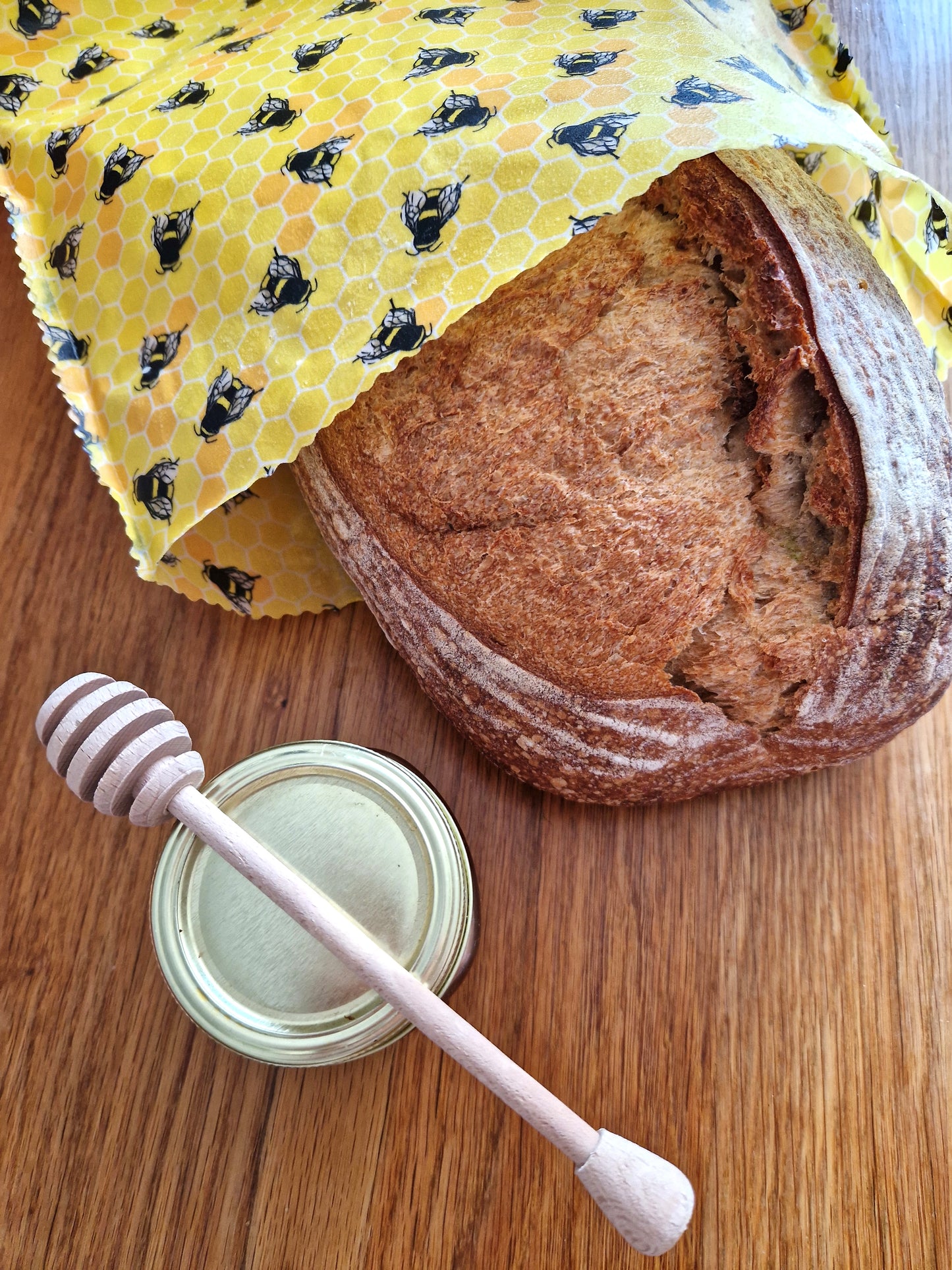 XXL Beeswax Bread BAG | 45 x 35cm | For Even Giant Loaves