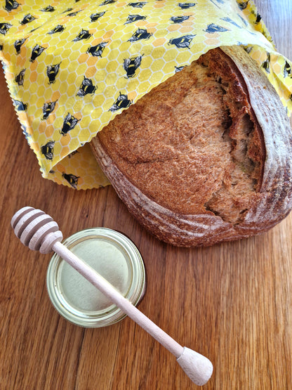 XXL Beeswax Bread BAG | 45 x 35cm | For Even Giant Loaves