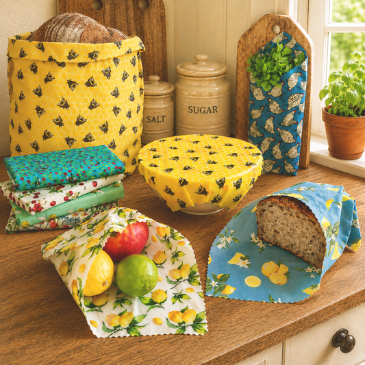 Value Bundle: The Bread Bag + 4x Large Sandwich/Big Bowl Wraps | Set of 5
