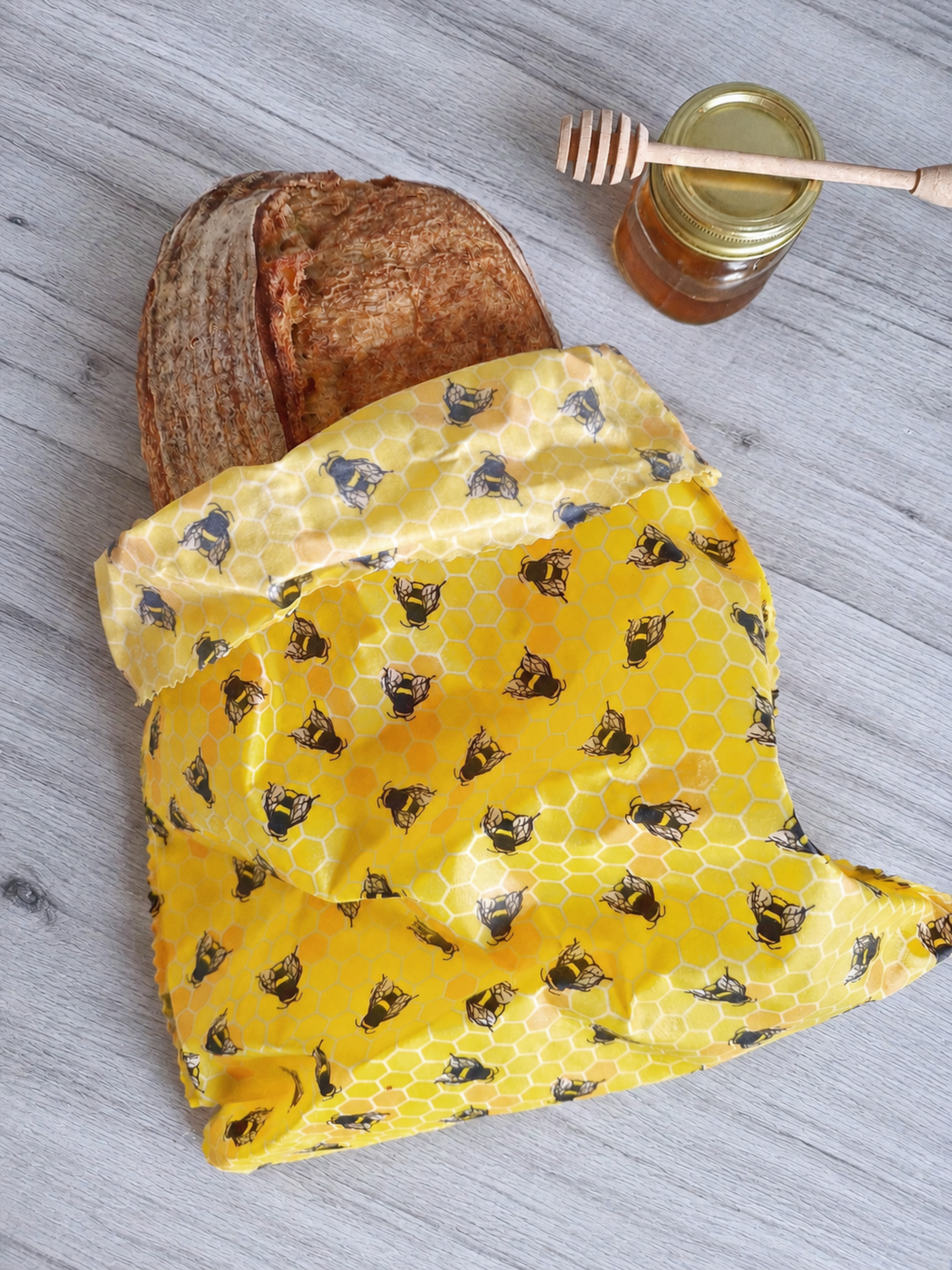 XXL Beeswax Bread BAG | 45 x 35cm | For Even Giant Loaves