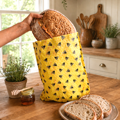 XXL Beeswax Bread BAG | 45 x 35cm | For Even Giant Loaves