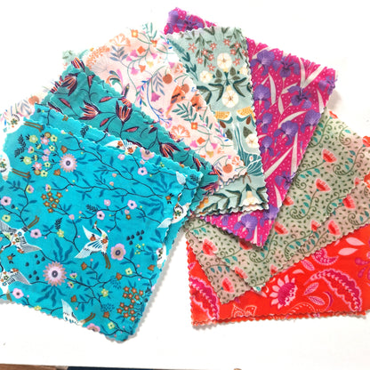 Stocking Fillers: 3x20cm wraps: British Designers Lucky Dip