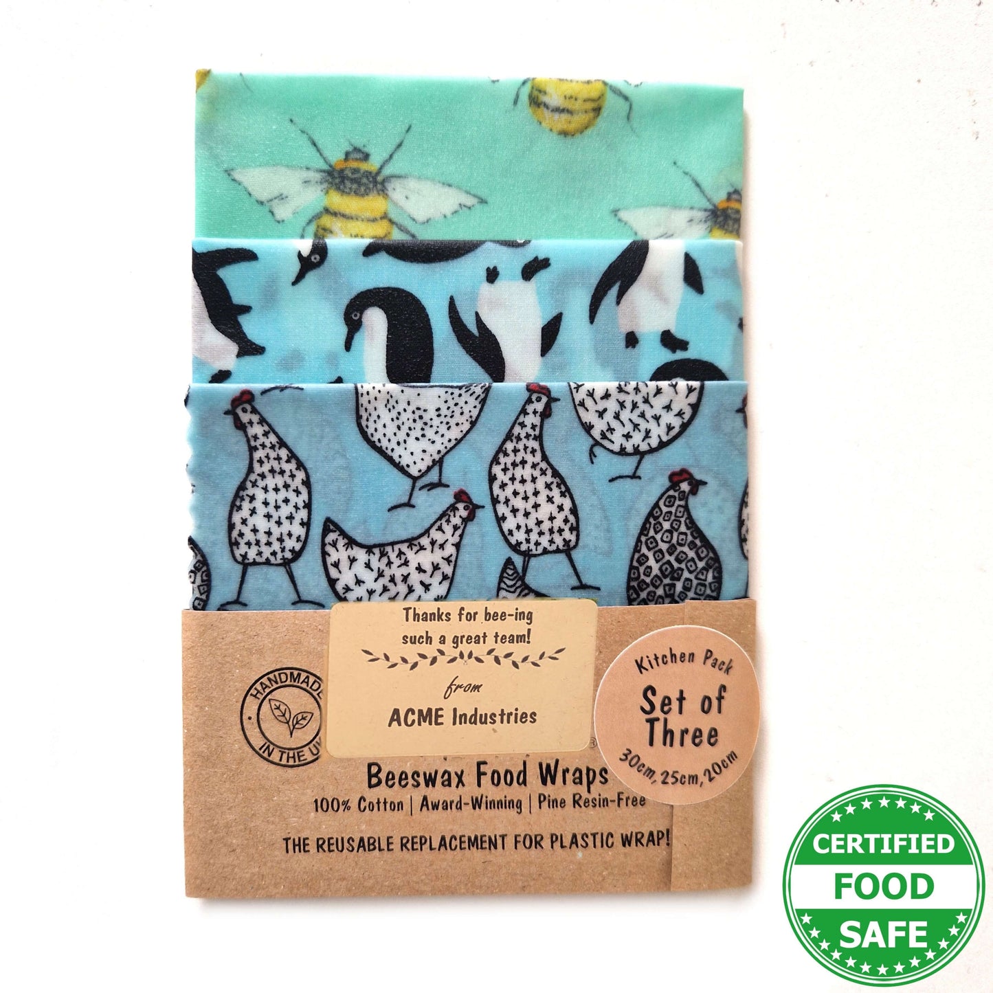 Beeswax Wrap from our Sustainability Award-winning UK Small Family Business. 3,600 5* Reviews. WHOLESALE, too.