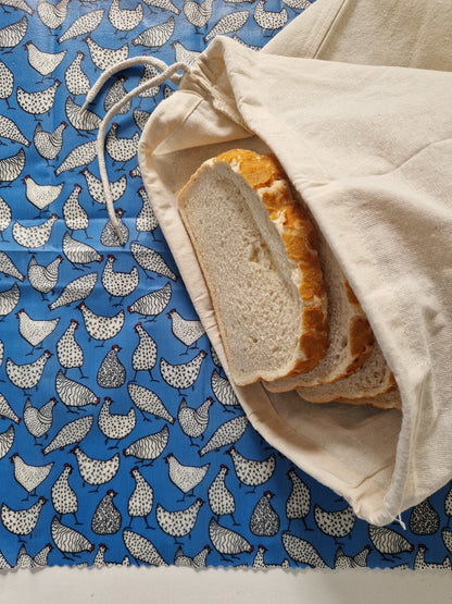 100% Cotton Crumb-Catching Bag Liner for Beeswax Bags & Wraps