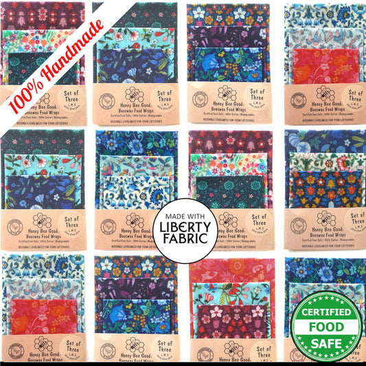 FLASH SALE: Earth Kind Made with Liberty Fabric Set of 3