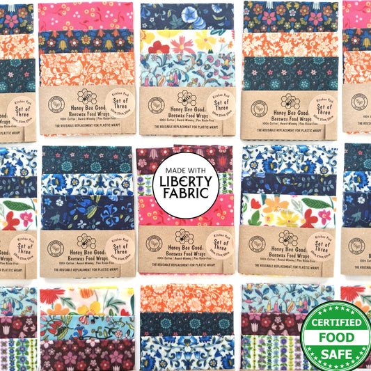 FLASH SALE: Earth Kind Made with Liberty Fabric Set of 3