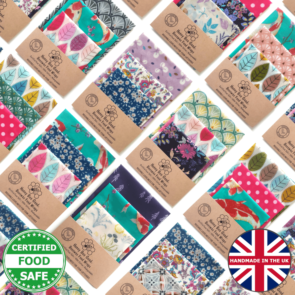 Beeswax Wrap from our Sustainability Award-winning UK Small Family Business. 3,600 5* Reviews. WHOLESALE, too.