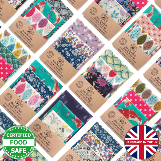 *End of Stock Bargain Set of 3 Handmade Beeswax Wraps
