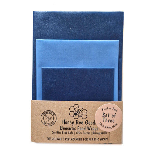 Reusable Beeswax Food Wraps 100% Hand Made in the UK by Honey Bee Good.
