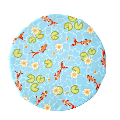 Earth Kind British Collection Set of 3 Beeswax Wraps | Koi Pond