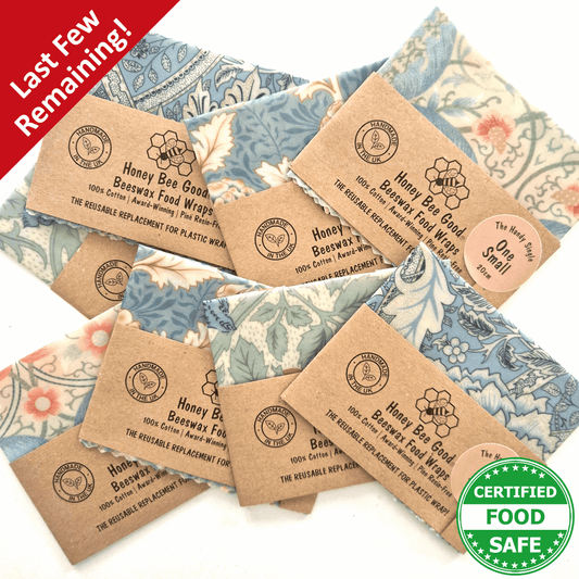 Reusable Beeswax Food Wraps 100% Hand Made in the UK by Honey Bee Good.