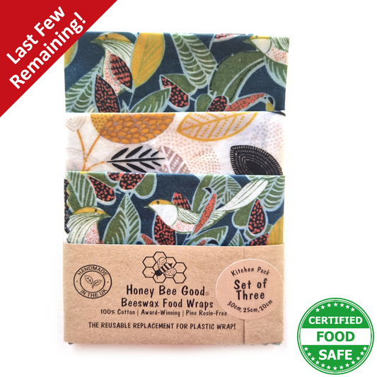 Earth Kind Set of 3 Beeswax Wraps | Canopy
