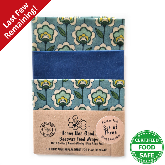 Earth Kind Set of 3 Beeswax Wraps | Mod Poppies