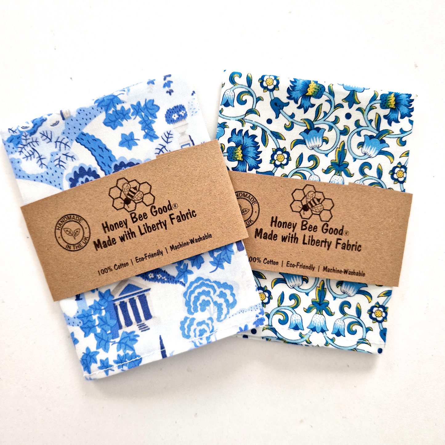 Set of 2 Liberty Handkerchiefs | Blue