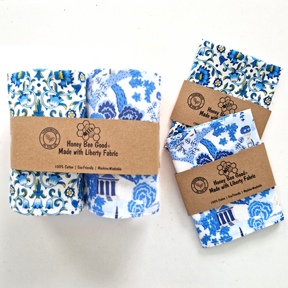 Set of 2 Liberty Handkerchiefs | Blue