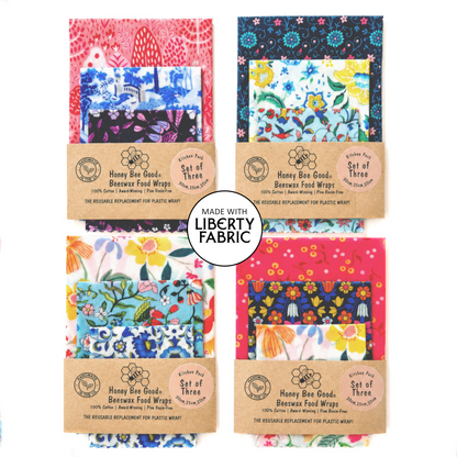 Prix de vente: Fabriqué avec du tissu Liberty Coffret de 3 pièces