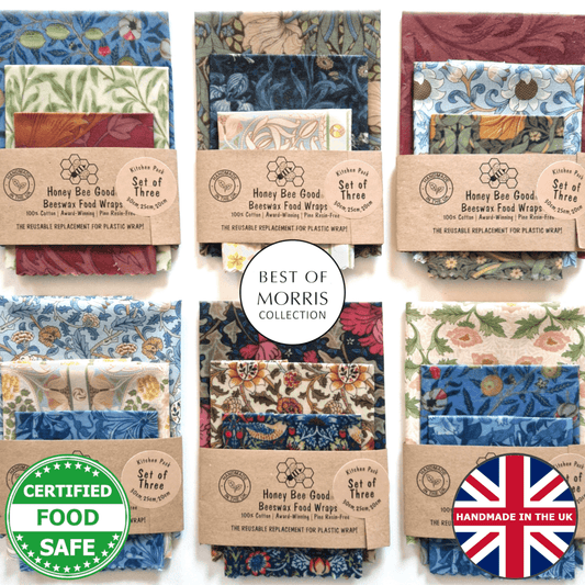 FLASH SALE William Morris Earth Kind Set of 3 Beeswax Wraps
