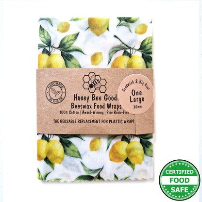 Reusable Beeswax Food Wraps 100% Hand Made in the UK by Honey Bee Good.