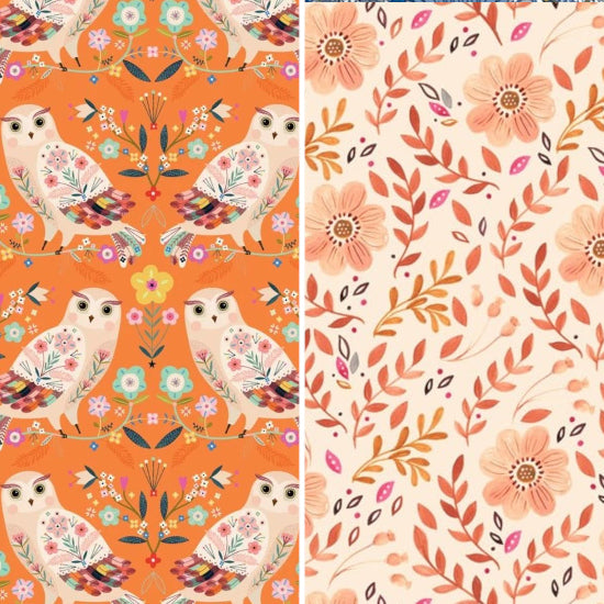 Earth Kind British Collection Set of 3 Beeswax Wraps | Owls