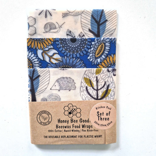 Comfort Set of 3 Beeswax Wraps | Scandi