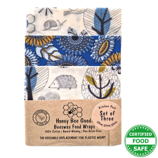 Comfort Set of 3 Beeswax Wraps | Scandi