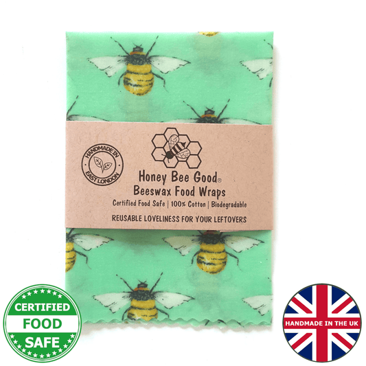 Single Large Beeswax Wraps | Green Bees