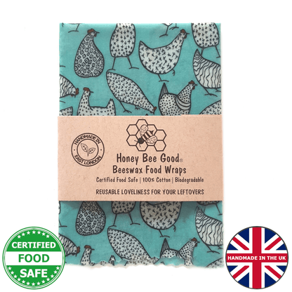 Single Large Beeswax Wraps | Happy Hens