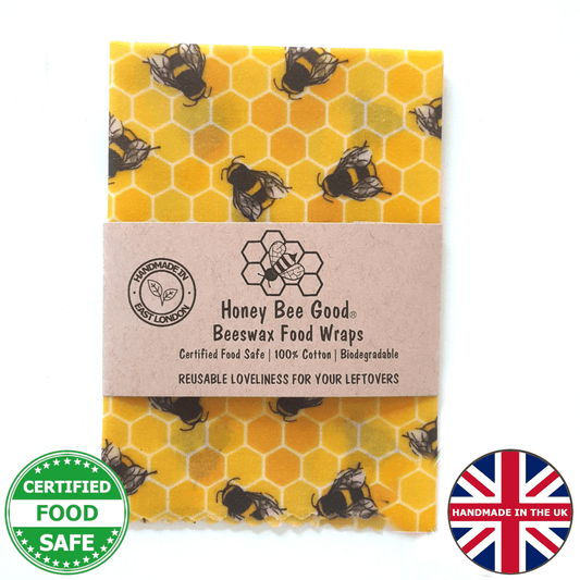 Single Large Beeswax Wraps | Yellow Bees
