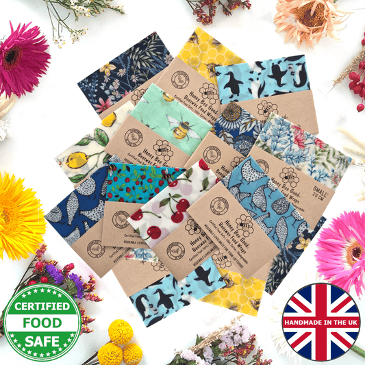 Beeswax Wrap from our Sustainability Award-winning UK Small Family Business. 3,600 5* Reviews. WHOLESALE, too.