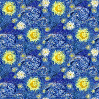 Set of 3 Beeswax Wraps | Starry Night