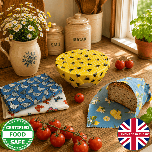Value Bundle: TWO Large Beeswax Wraps | Lucky Dip Pattern