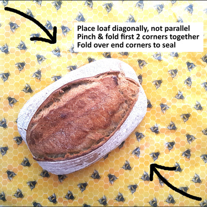 XXL Bread Wrap | Blue Hens Beeswax Wraps