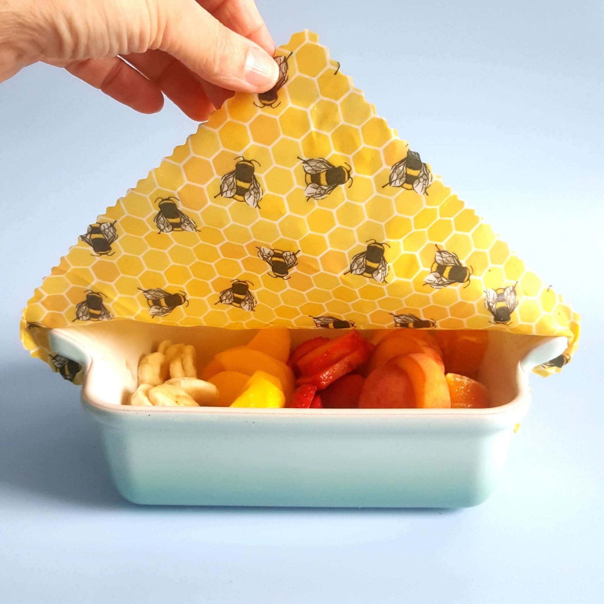 Reusable Beeswax Food Wraps 100% Hand Made in the UK by Honey Bee Good.