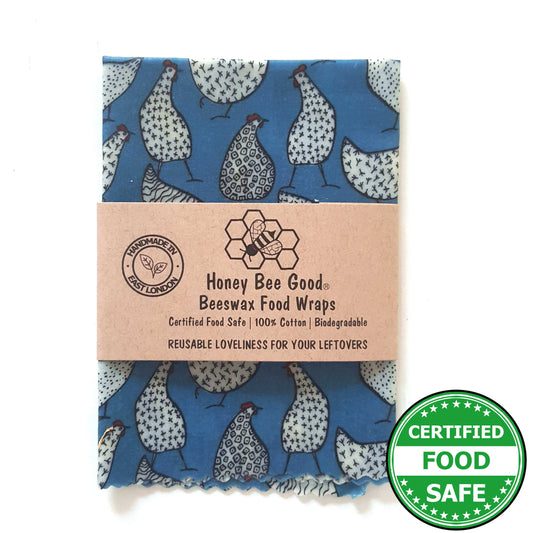 Reusable Beeswax Food Wraps 100% Hand Made in the UK by Honey Bee Good.