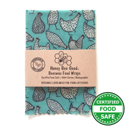 Reusable Beeswax Food Wraps 100% Hand Made in the UK by Honey Bee Good.