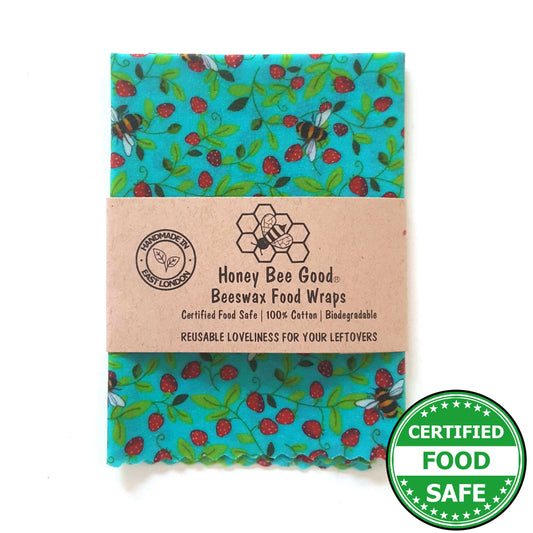 Reusable Beeswax Food Wraps 100% Hand Made in the UK by Honey Bee Good.